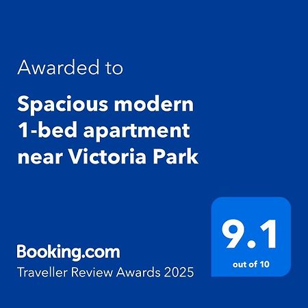 Spacious Modern 1-Bed Apartment Near Victoria Park Londra Dış mekan fotoğraf